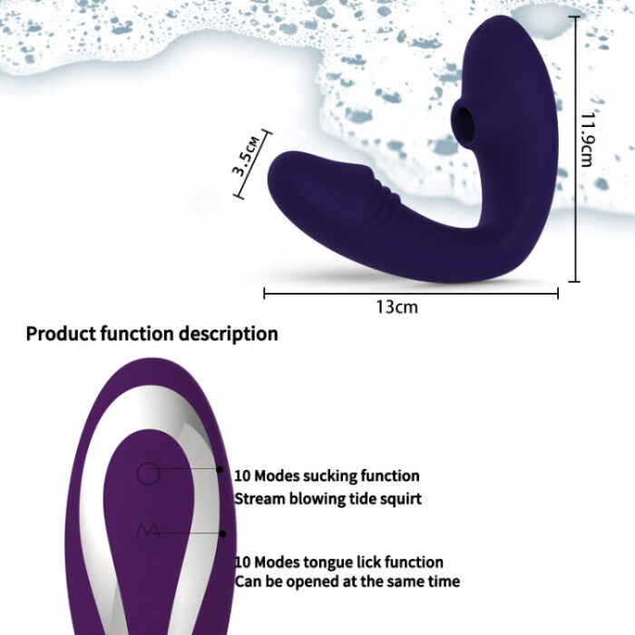 2 in 1 G-spot Sucking & Vibrating Sex Toy - Image 6