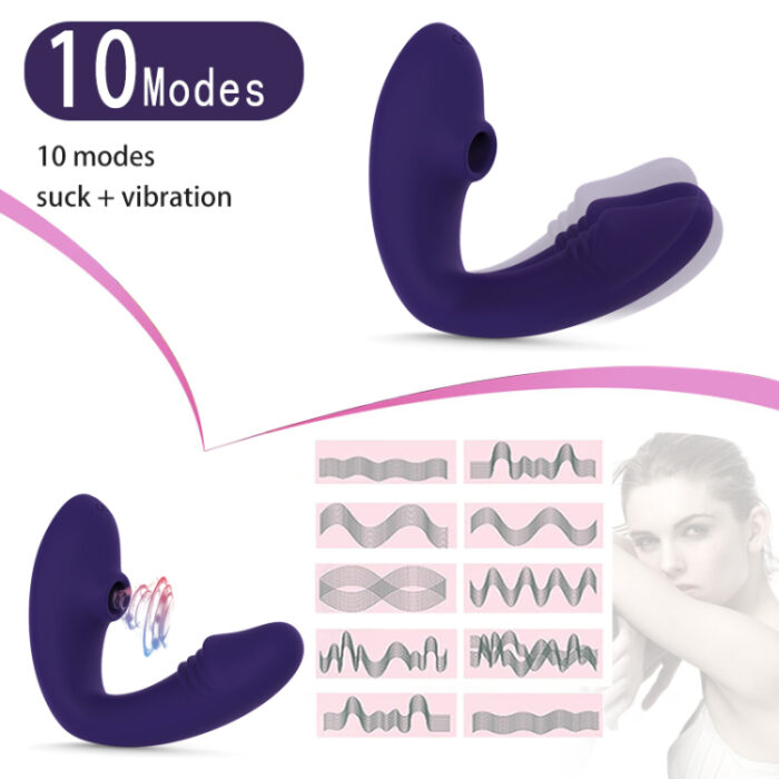 2 in 1 G-spot Sucking & Vibrating Sex Toy - Image 4